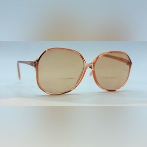 Kenmark Gallery-Wilma Brown Translucent Oval Sunglasses Frames Only